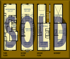 Ottawa Home Builder: Homes in Westboro - Luxury living in a green neighbourhood - Byron Floor Plans