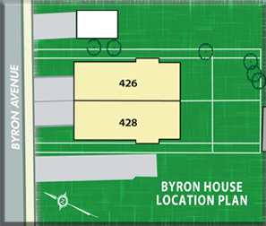 Ottawa Home Builder: Homes in Westboro - Luxury living in a green neighbourhood - Byron Site Plan