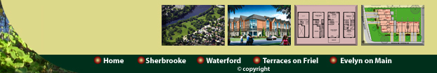 Ottawa Downtown Home Builder: The Town Homes on North River Road - New Town House